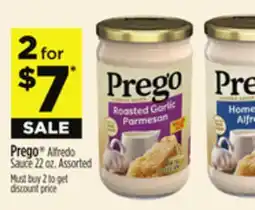 Dollar General Prego Alfredo Sauce offer