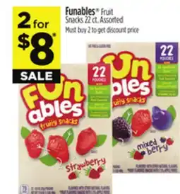 Dollar General Funables Fruit Snacks offer