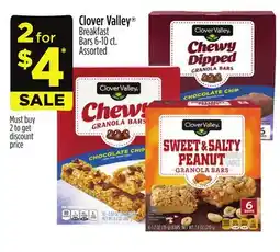 Dollar General Clover Valley Breakfast Bars offer