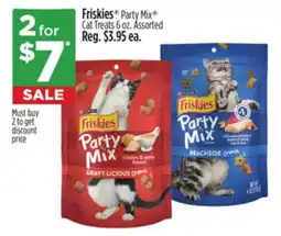 Dollar General Friskies Party Mix Cat Treats offer