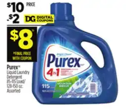 Dollar General Purex Liquid Laundry Detergent offer