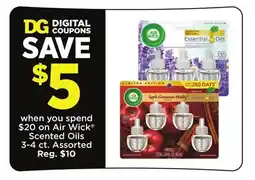 Dollar General Air Wick Scented Oils offer
