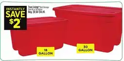 Dollar General True Living TM Red Storage Tote offer