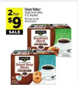 Dollar General Clover Valley Single Serve Coffee offer