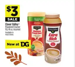 Dollar General Clover Valley Powdered Creamer offer