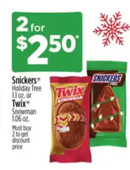 Dollar General Snickers or Twix offer