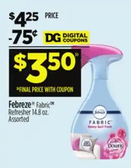 Dollar General Febreze Fabric Refresher offer