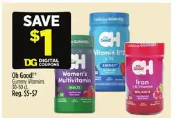 Dollar General Oh Good! Gummy Vitamins offer