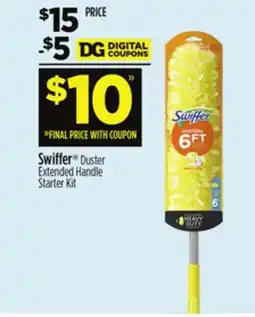 Dollar General Swiffer Duster Extended Handle Starter Kit offer