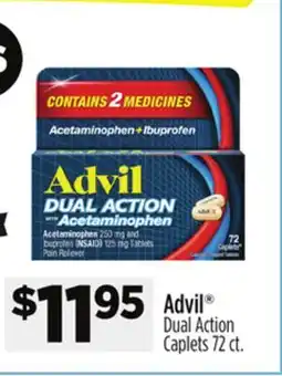 Dollar General Advil Dual Action Caplets offer