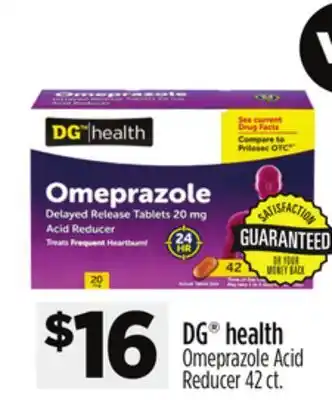 Dollar General DG health Omeprazole Acid Reducer offer