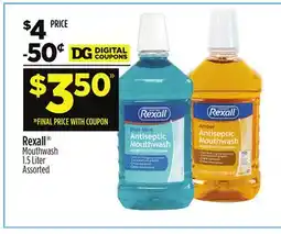 Dollar General Rexall Mouthwash offer