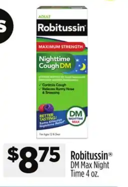 Dollar General Robitussin DM Max Night Time offer