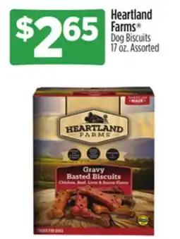 Dollar General Heartland Farms Dog Biscuits offer