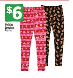 Dollar General Holiday Leggings offer