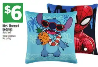 Dollar General Kids' Licensed Bedding offer