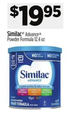 Dollar General Similac Advance Powder Formula offer