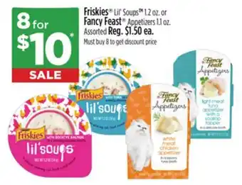 Dollar General Friskies or Fancy Feast offer
