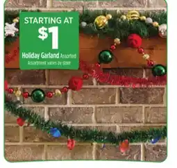 Dollar General Holiday Garland offer