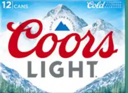Target Coors 12-pk. beer offer