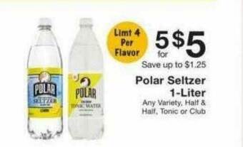 Fairway Store Market Polar Seltzer 1 Liter offer