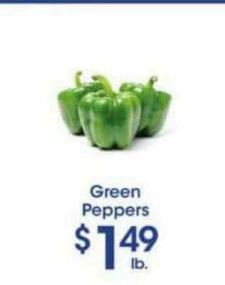 Price Rite Green Peppers offer