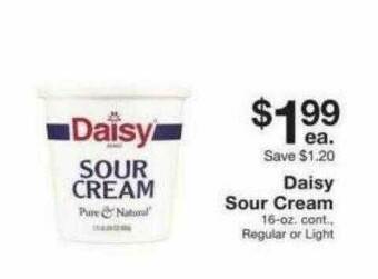 Fairway Store Market Daisy Sour Cream offer