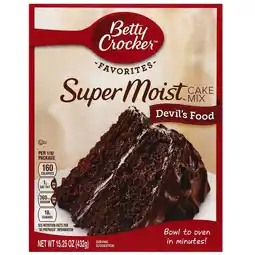Walgreens Super Moist Dessert Cake Mix Devil's Food Devil's Food offer