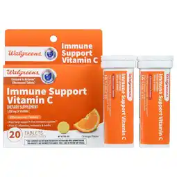 Walgreens Immune Support Vitamin C 1000 mg Tablets (20 days) Orange offer