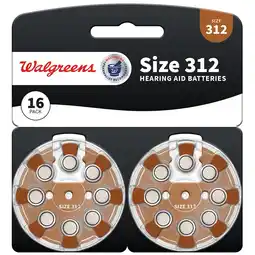 Walgreens Hearing Aid Batteries, Zero Mercury #312 #312 offer
