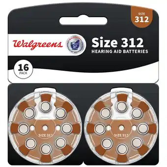 Walgreens Hearing Aid Batteries, Zero Mercury #312 #312 offer