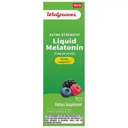 Walgreens Liquid Melatonin Berry offer