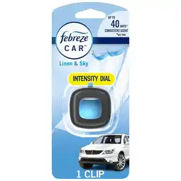 Walgreens Car Air Freshener, Odor-Fighting Automotive Vent Clip Linen & Sky offer