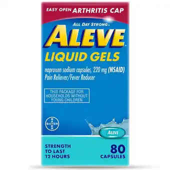 Walgreens Pain Relief, Naproxen Sodium, Easy Open Arthritis Cap offer