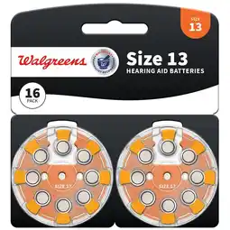 Walgreens Hearing Aid Batteries, Zero Mercury #13 #13 offer