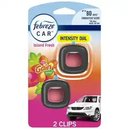 Walgreens Car Air Freshener Vent Clip Gain Island Fresh offer