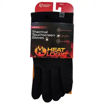 Walgreens Men's Thermal Touchscreen Gloves M/L offer