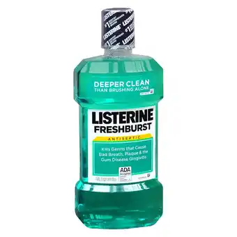 Walgreens Antiseptic Mouthwash Fresh Burst offer
