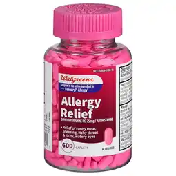 Walgreens Allergy Relief Diphenhydramine Caplets offer
