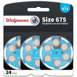Walgreens Hearing Aid Batteries, Zero Mercury 675 offer