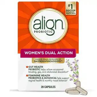 Walgreens Probiotic, Women's Dual Action, Multi-Strain, Supports Feminine Health offer