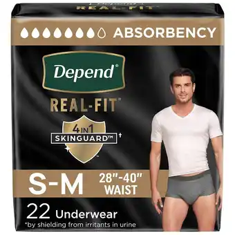 Walgreens Maximum Absorbency Incontinence Underwear for Men Small/Medium offer