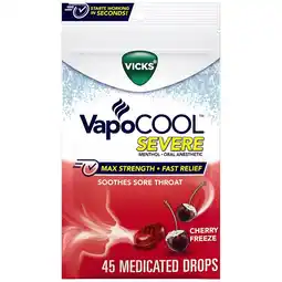 Walgreens Severe Medicated Sore Throat Drops Cherry offer
