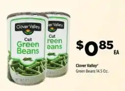 Dollar General Clover Valley Green Beans offer