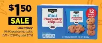 Clover Valley Mini Chocolate chip cookie