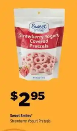 Dollar General Sweet Smiles Strawberry Yogurt Pretzels offer