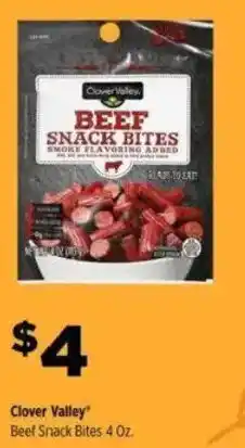 Dollar General Clover Valley Beef Snack Bites offer