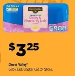 Dollar General Clover Valley Colby Jack Cracker offer