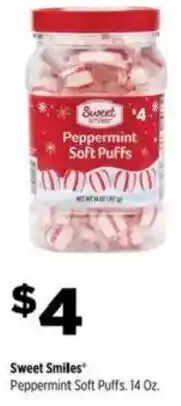 Dollar General Sweet Smiles Peppermint Soft Puffs offer