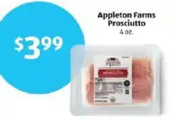 Aldi Appleton Farms Prosciutto offer